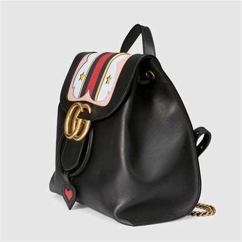 gucci marmont manico 26|gg marmont leather backpack.